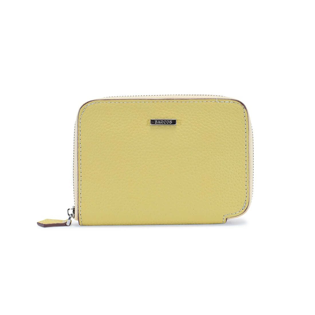 シュリンクレザーJ字折財布