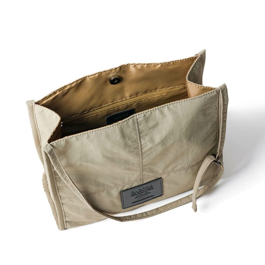 スクエアデザイン軽量トートバッグ