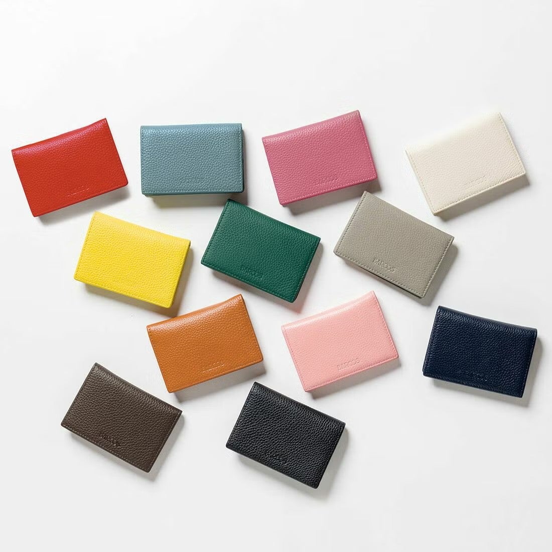 シュリンクレザー名刺入れ