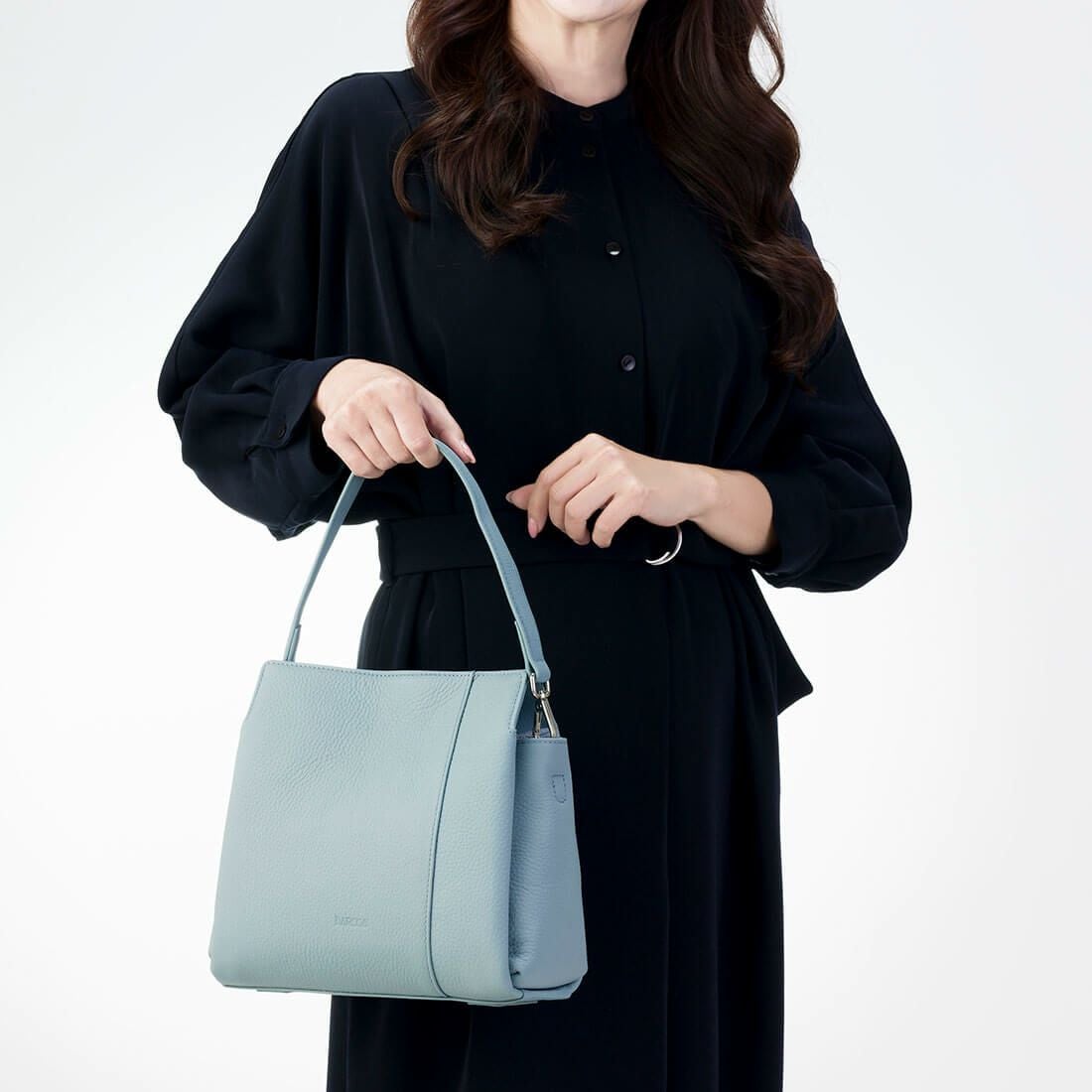 2wayレザーハンドバッグ