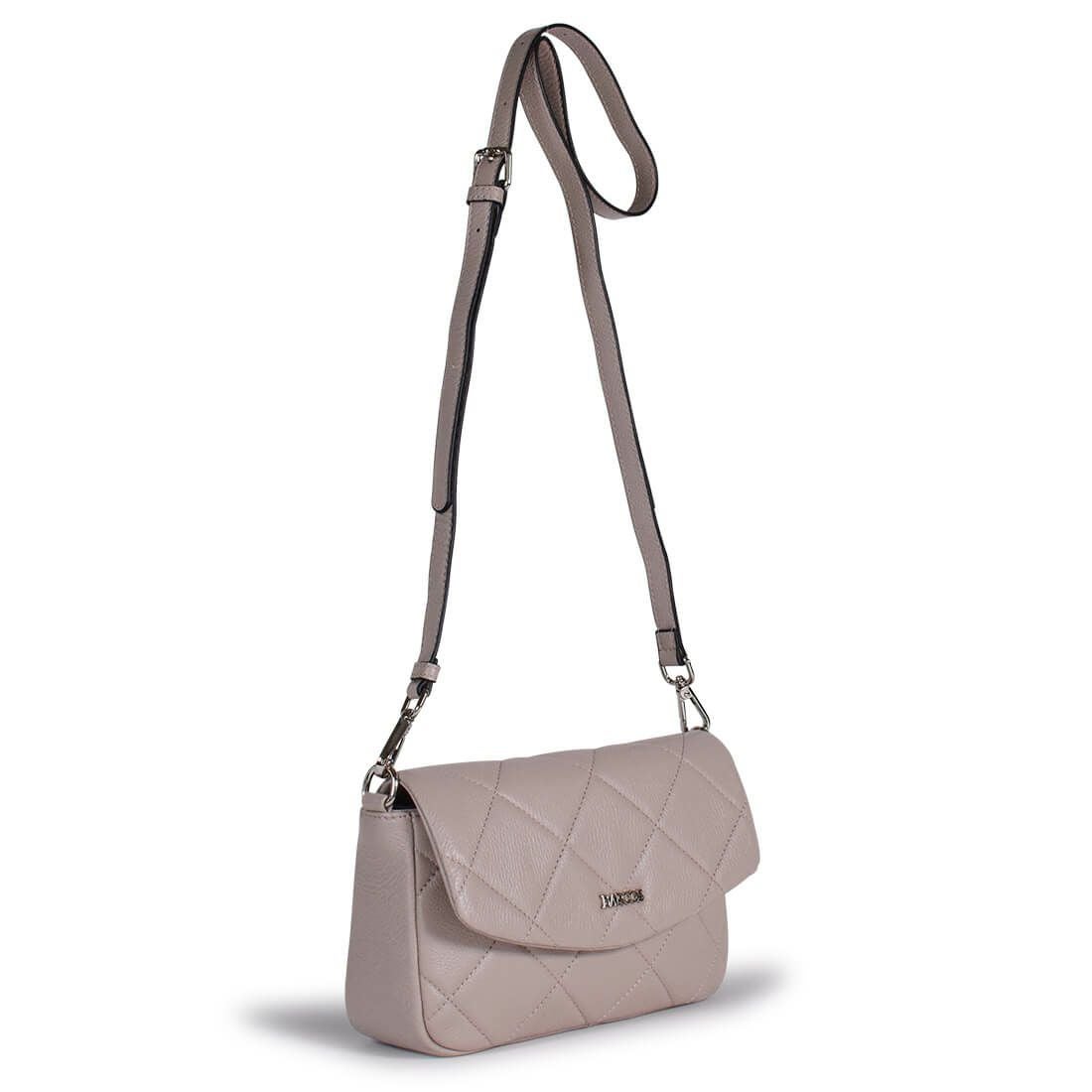 キルティング横型ショルダーバッグ