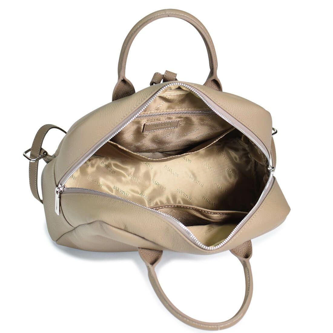 シンプルデザインレザーリュックサック