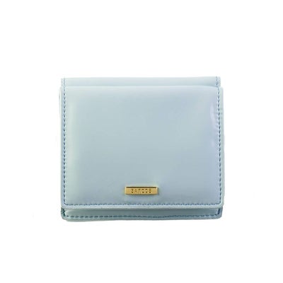 パテントレザー折財布