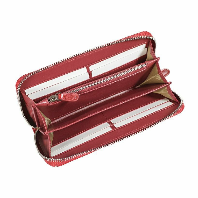 【セット商品】クロコダイル型押しロングウォレット&ポシェットセット