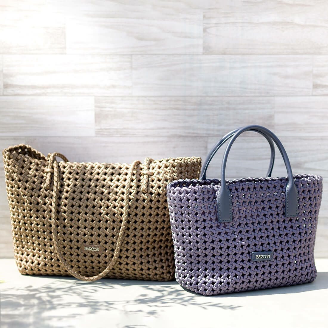 ポーチ付き2wayメッシュハンドバッグ