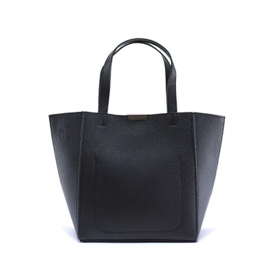 ポーチ付き舟形ハンドバッグ