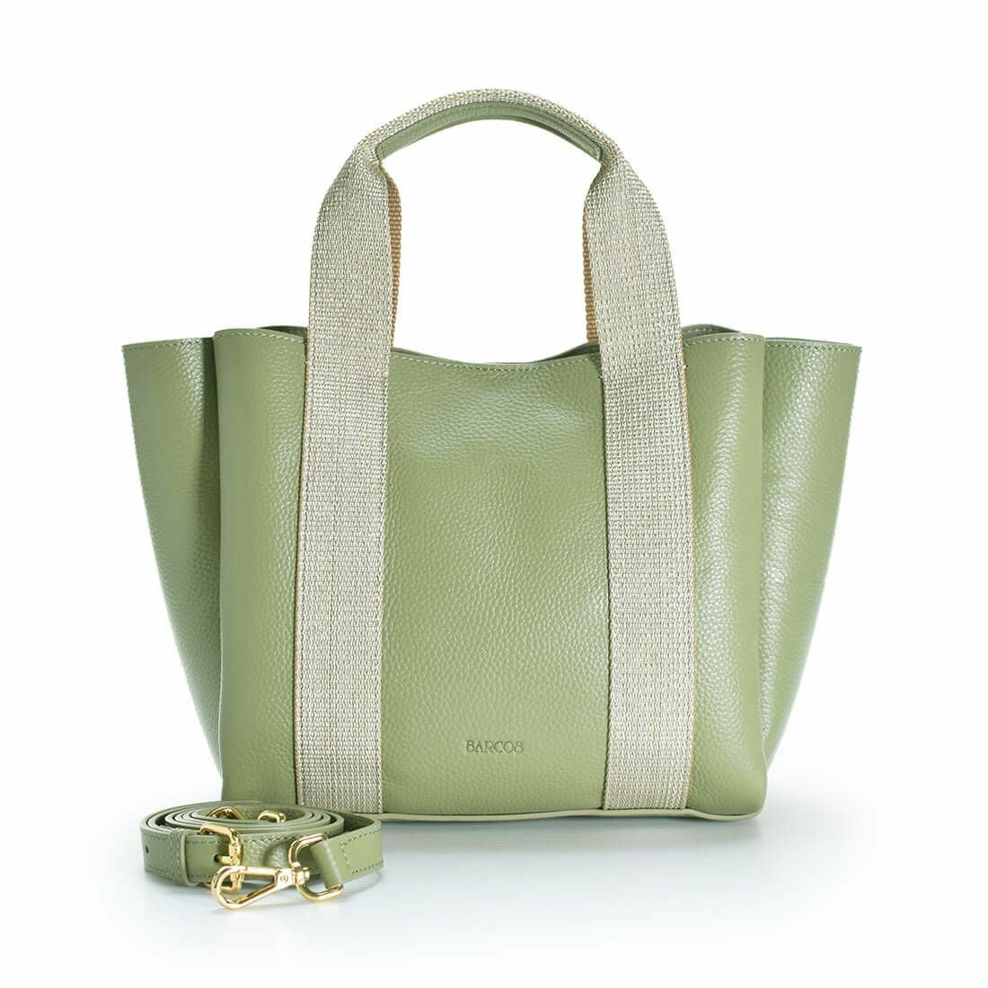 【アウトレット】ラメテープデザイン3層ハンドバッグ