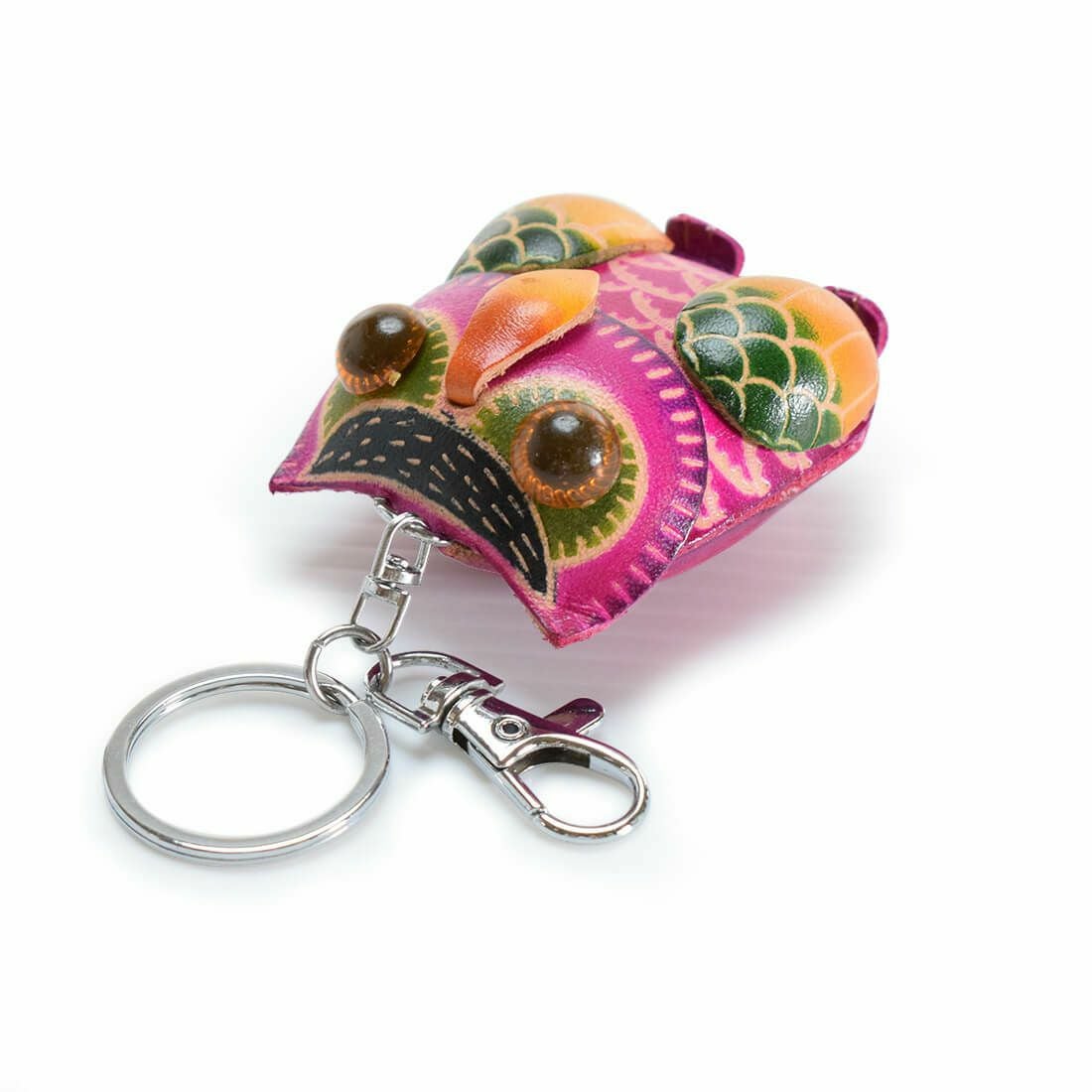 【アウトレット】ふっくらシルエットフクロウモチーフキーホルダー