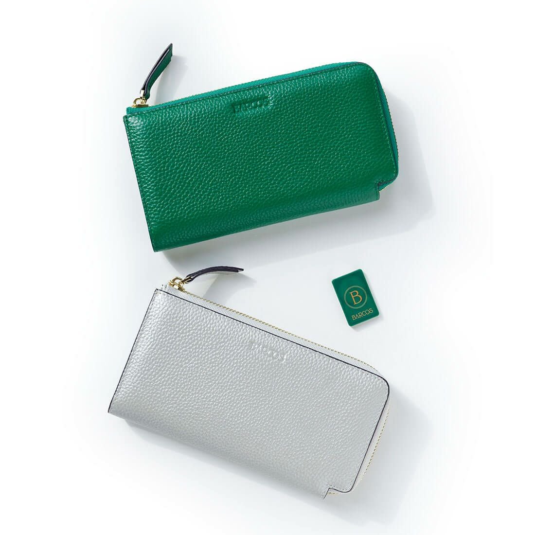 シュリンクレザーJ字型ウォレット＜ナビオ＞＆リトルノセット