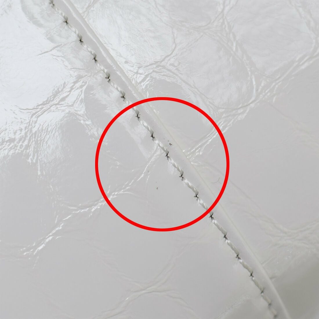 【アウトレット】シャイニングレザークロコダイル型押し2wayショルダー