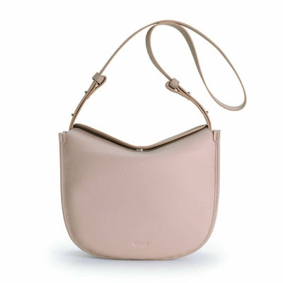 【アウトレット】牛革ラウンドショルダーバッグ