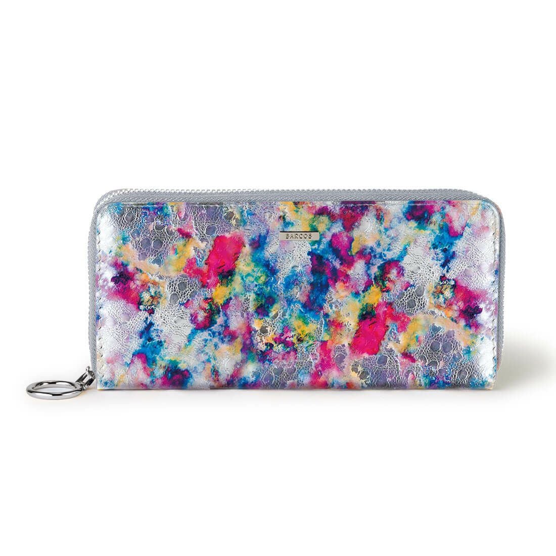 ペイントレザーラウンド型長財布