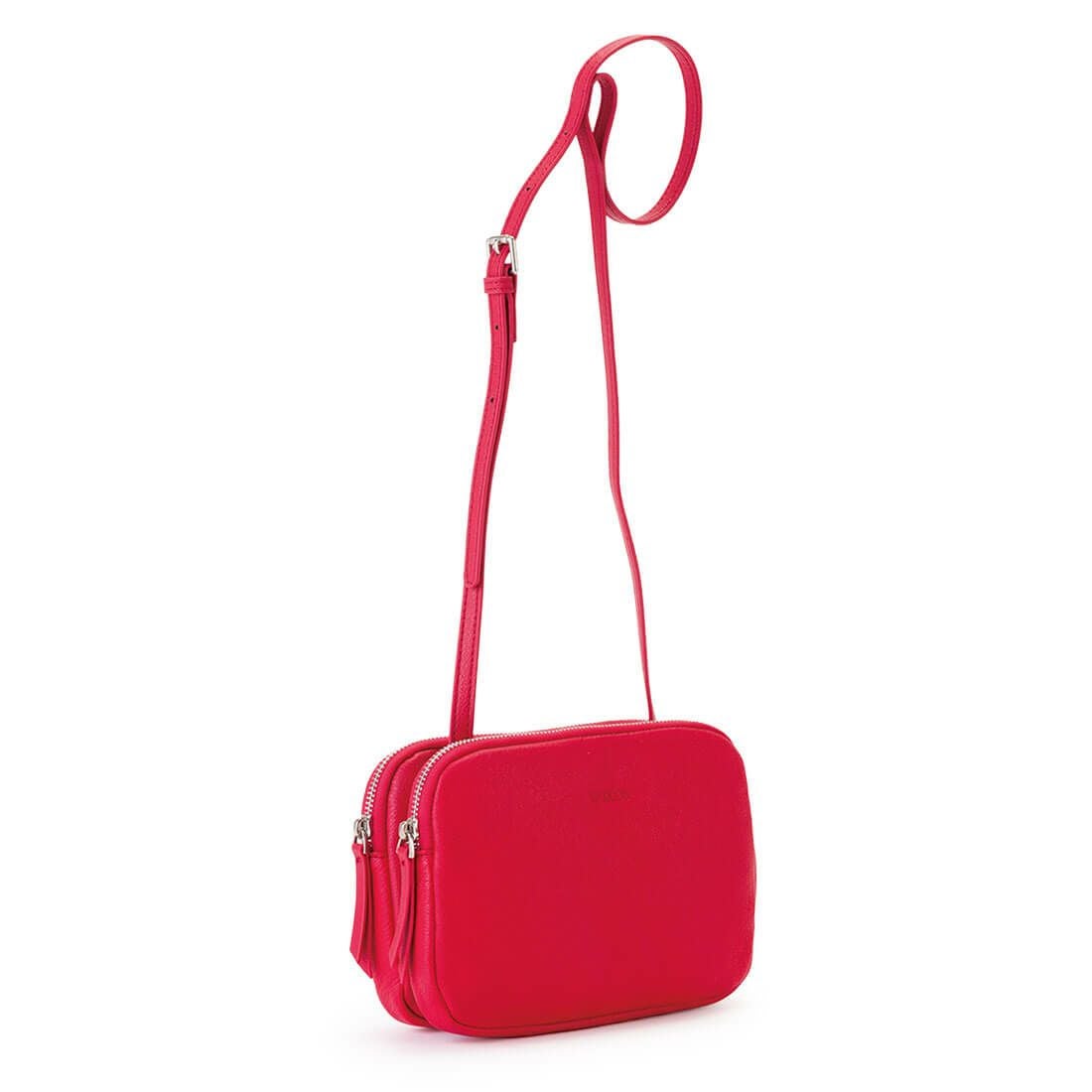 シープレザー2層ポシェット