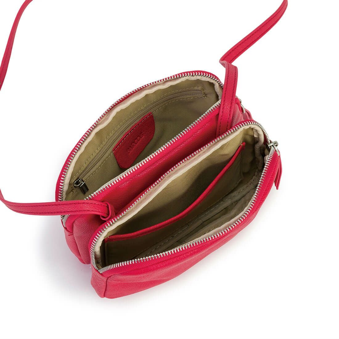 シープレザー2層ポシェット