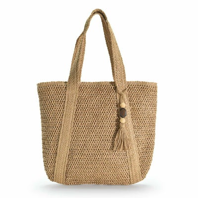 【アウトレット】チャーム付きかごトートバッグ