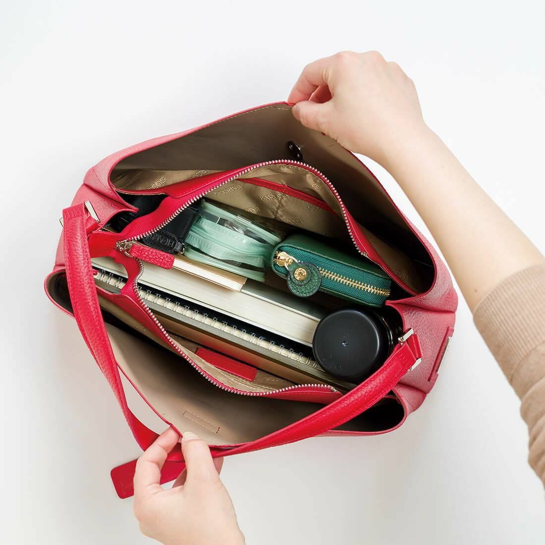 【アウトレット】シュリンクレザー2wayショルダーバッグ セリーナ