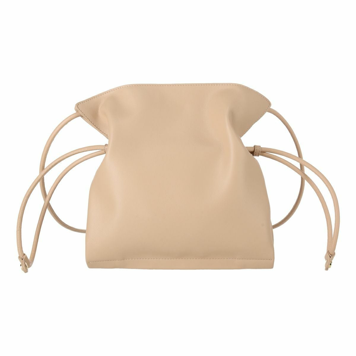 【アウトレット】レザー巾着バッグ