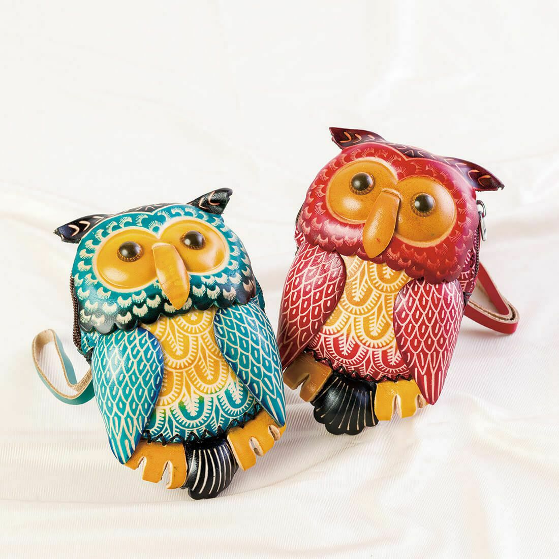 【アウトレット】フクロウモチーフポーチ