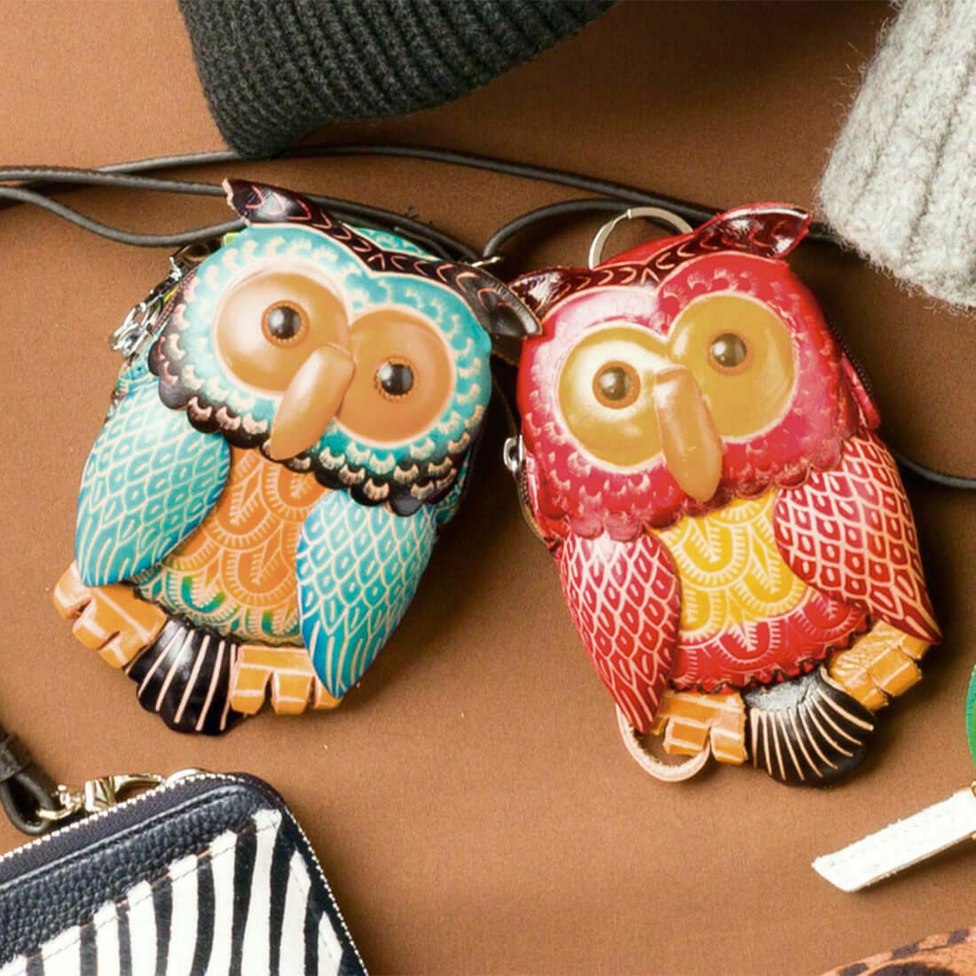 【アウトレット】フクロウモチーフポーチ