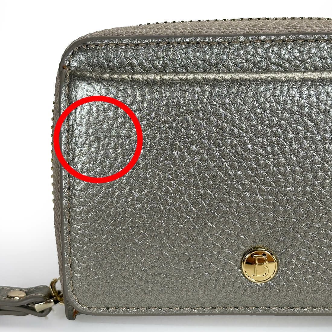 【アウトレット】シュリンクレザーミニウォレット