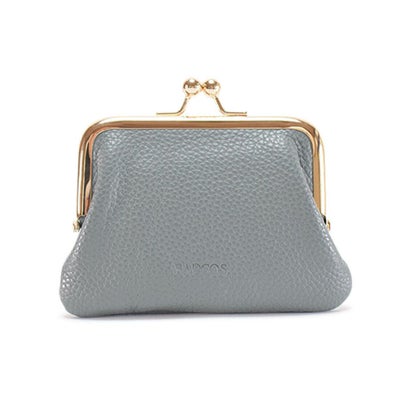 シュリンクレザー蛇腹式がま口財布