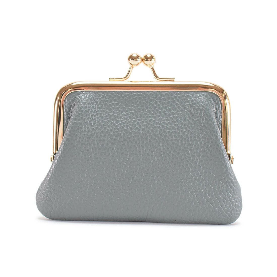 シュリンクレザー蛇腹式がま口財布