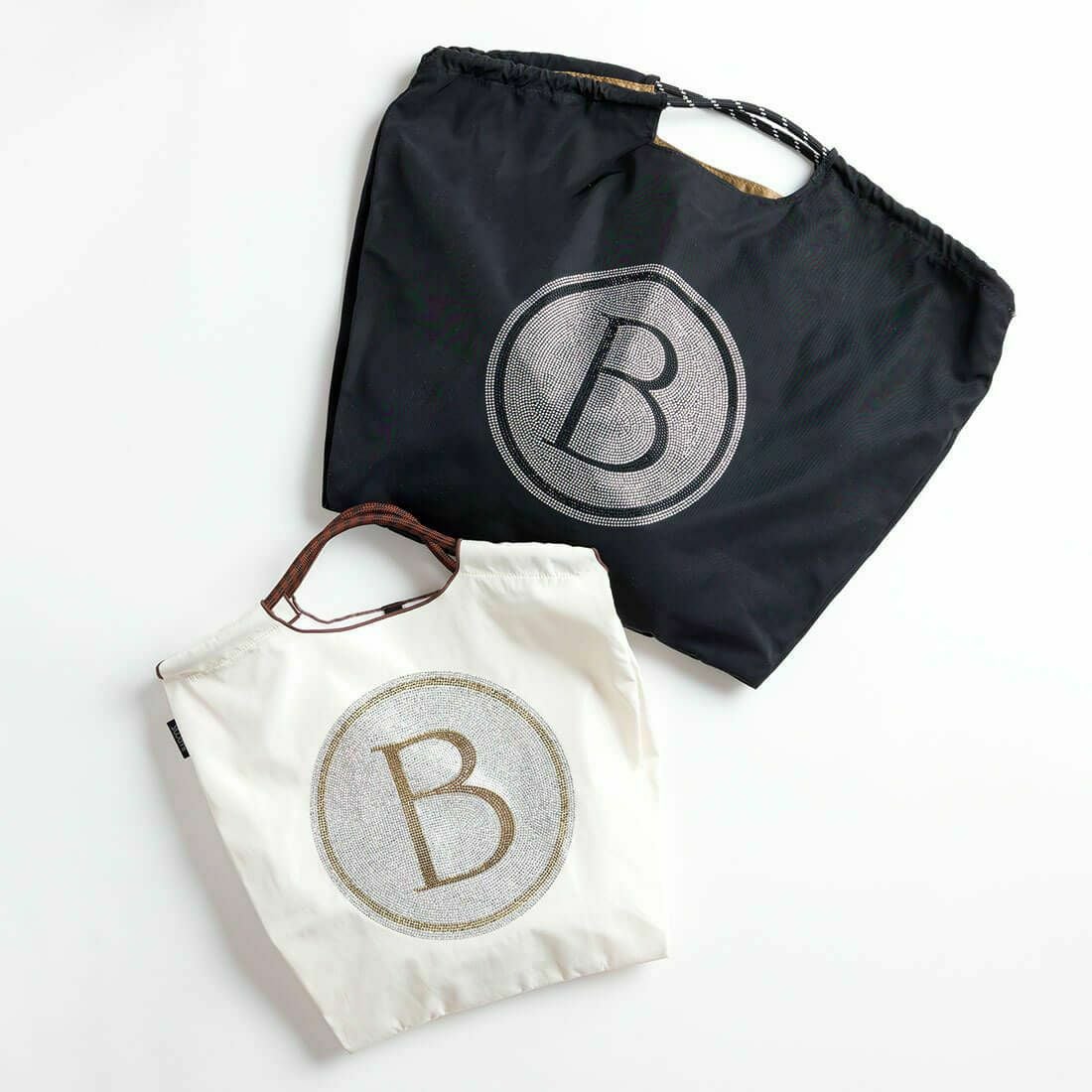 【アウトレット】Bマーク入りラインストーンバッグ（ミディアムサイズ）