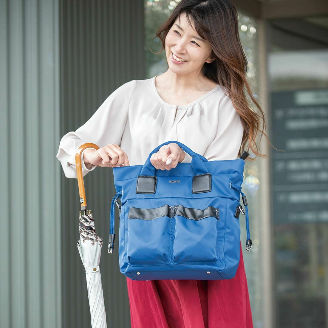 【アウトレット】3wayナイロンリュック＜プリモ＞