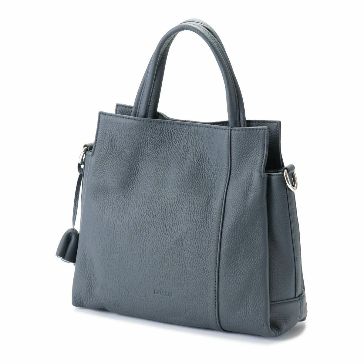 【アウトレット】チャーム付き2wayレザーハンドバッグ＜ルル＞