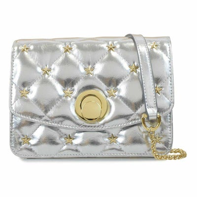 【アウトレット】スタッズ付きキルティングショルダーバッグ