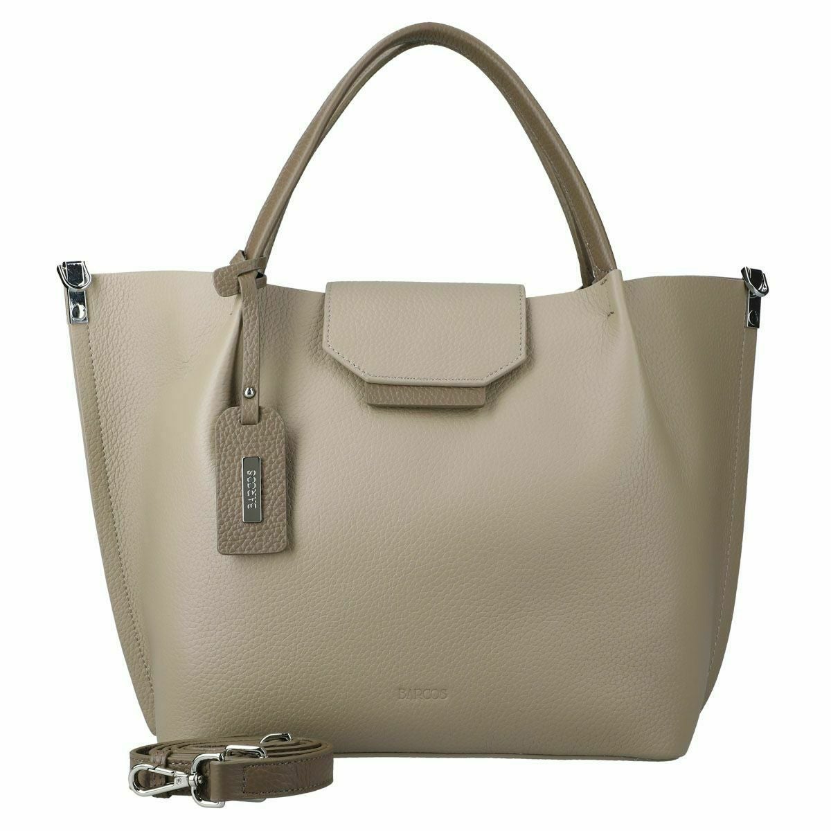 【アウトレット】シュリンクレザーバイカラーハンドバッグ＜シャーロット＞