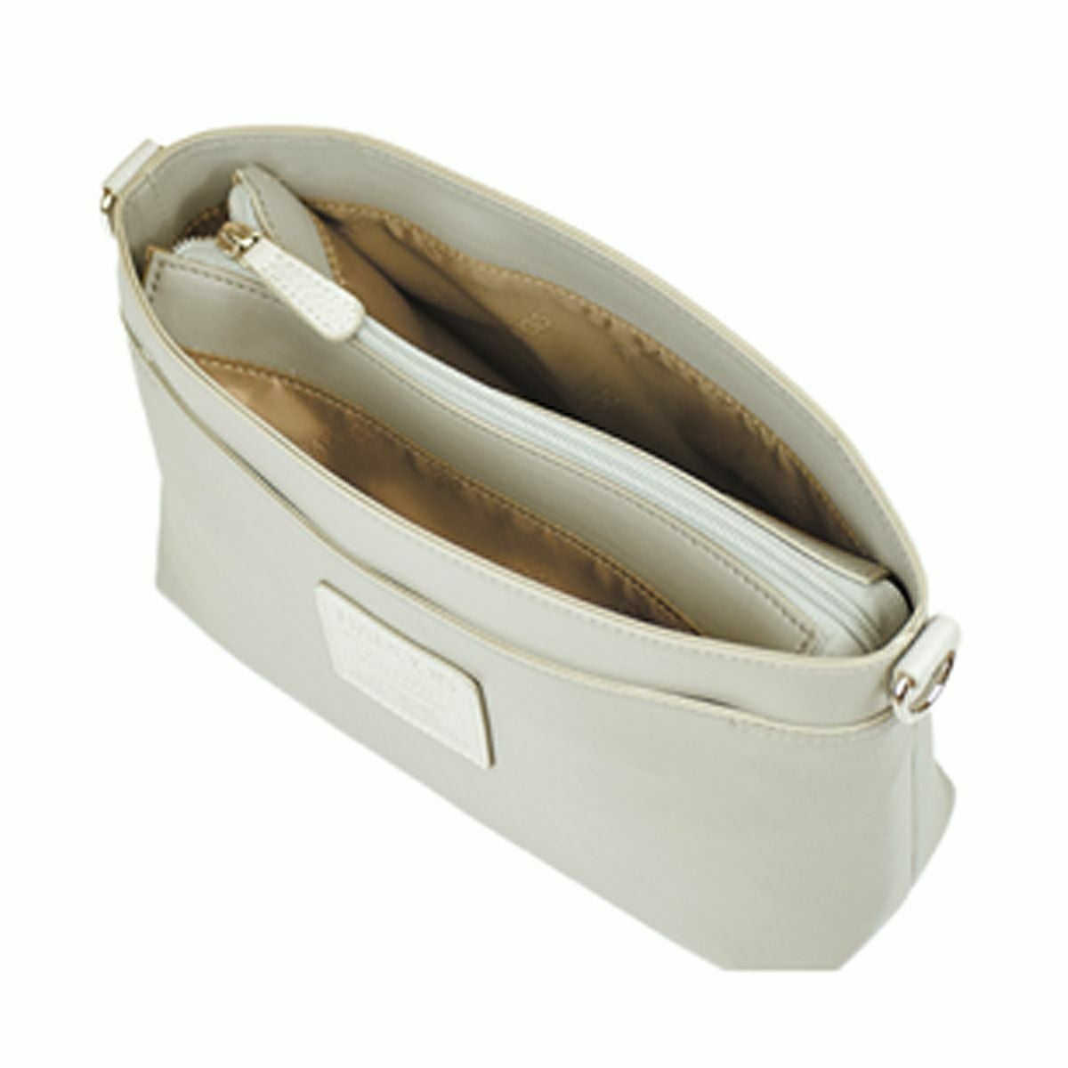 【アウトレット】シュリンクレザーバイカラーハンドバッグ＜シャーロット＞