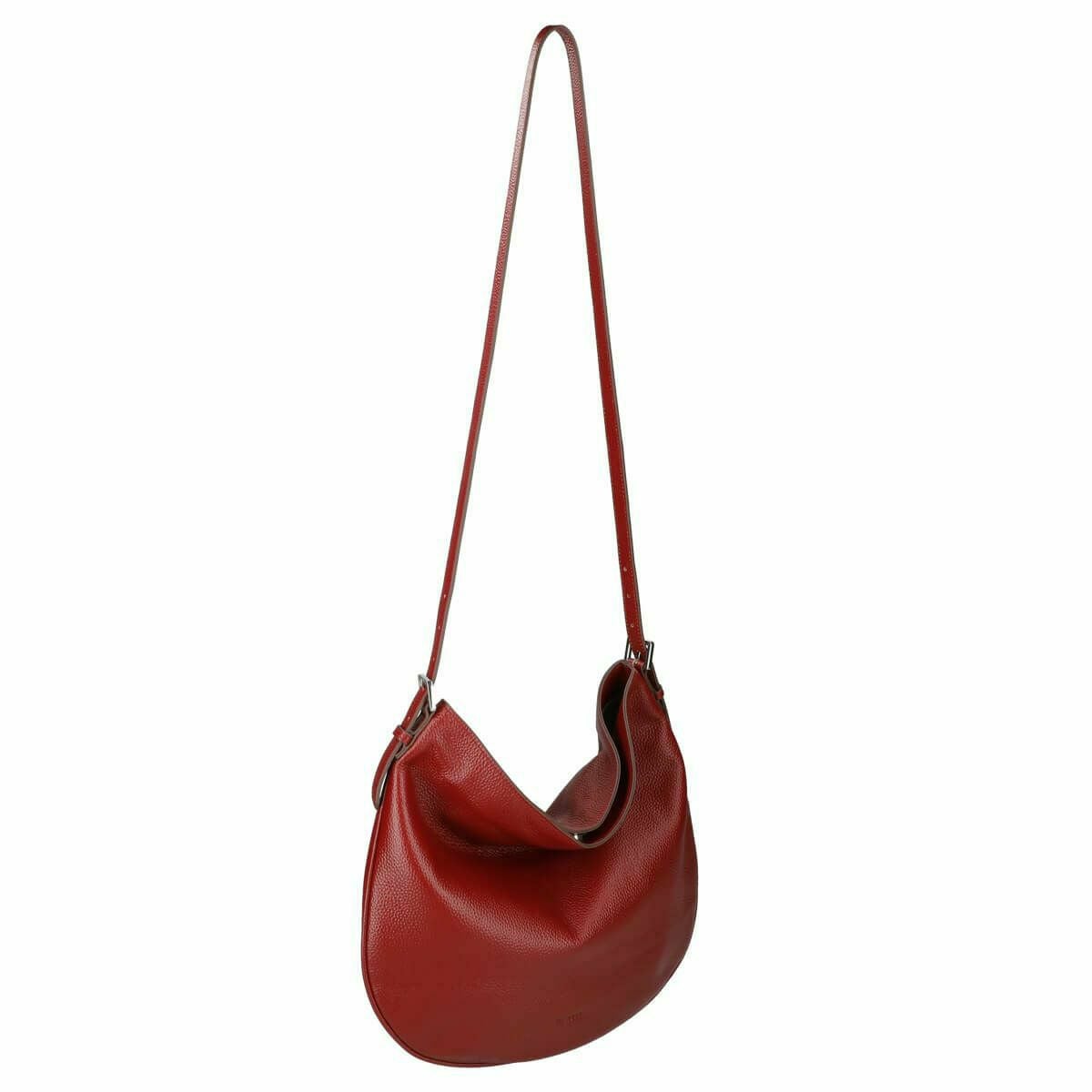 【アウトレット】レザーショルダーバッグ＜シュリンクレザーリコ＞＆スマホポーチセット