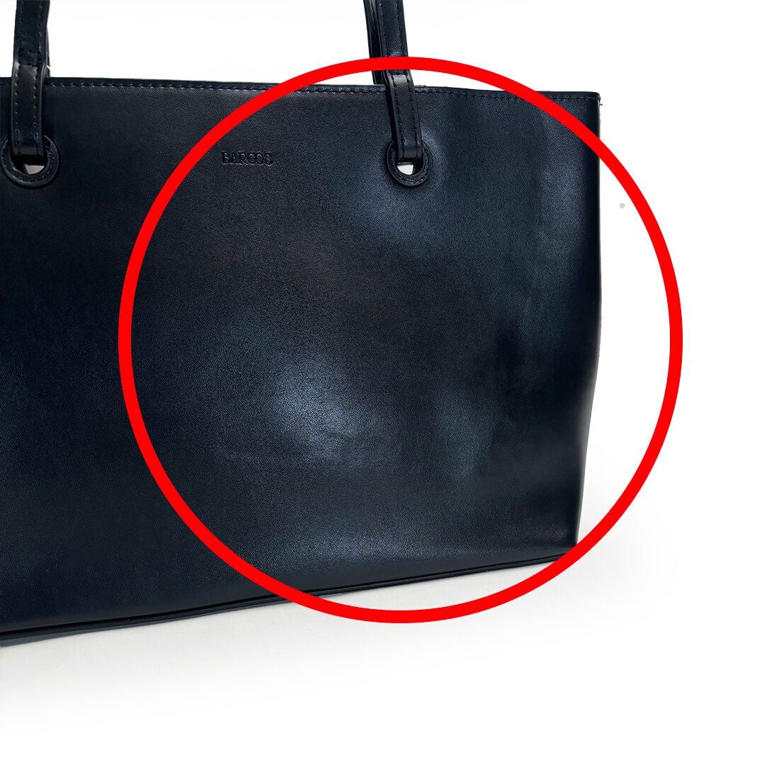 【アウトレット】スムースレザートートバッグ