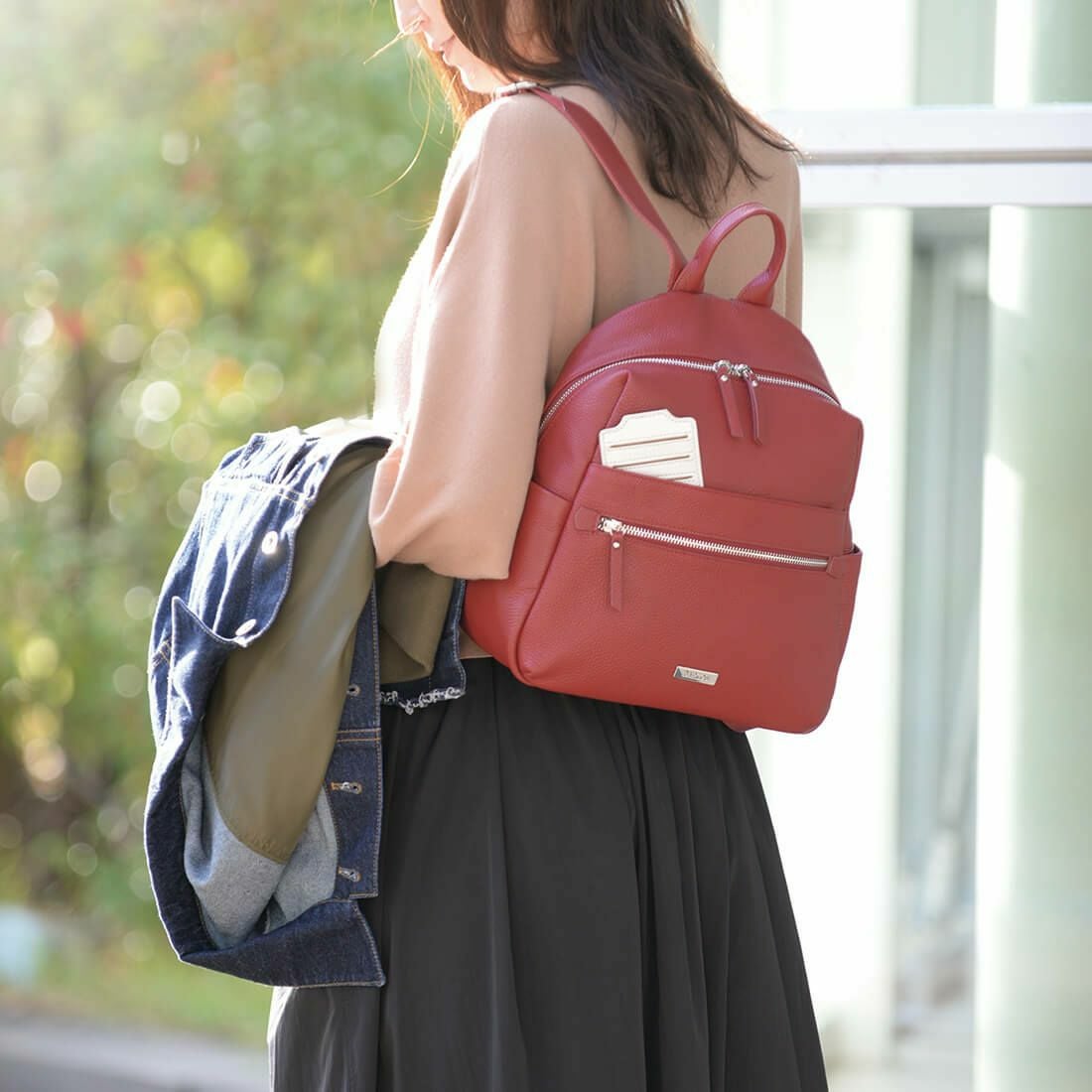 【アウトレット】レザーリュック＜アメリ＞