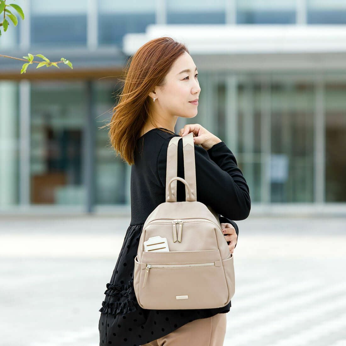 【アウトレット】レザーリュック＜アメリ＞