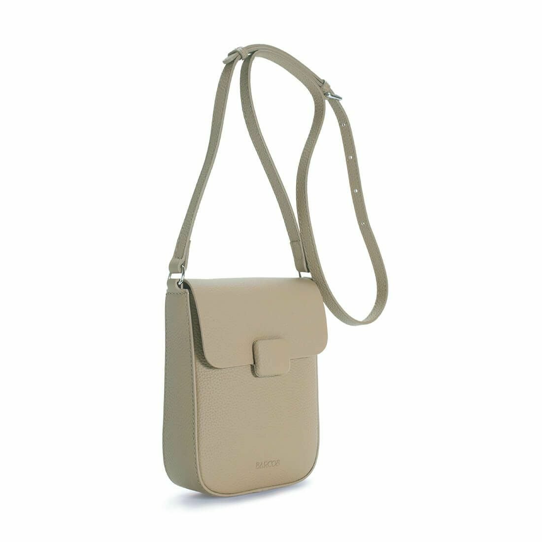 【アウトレット】スクエア型シュリンクレザーポシェット