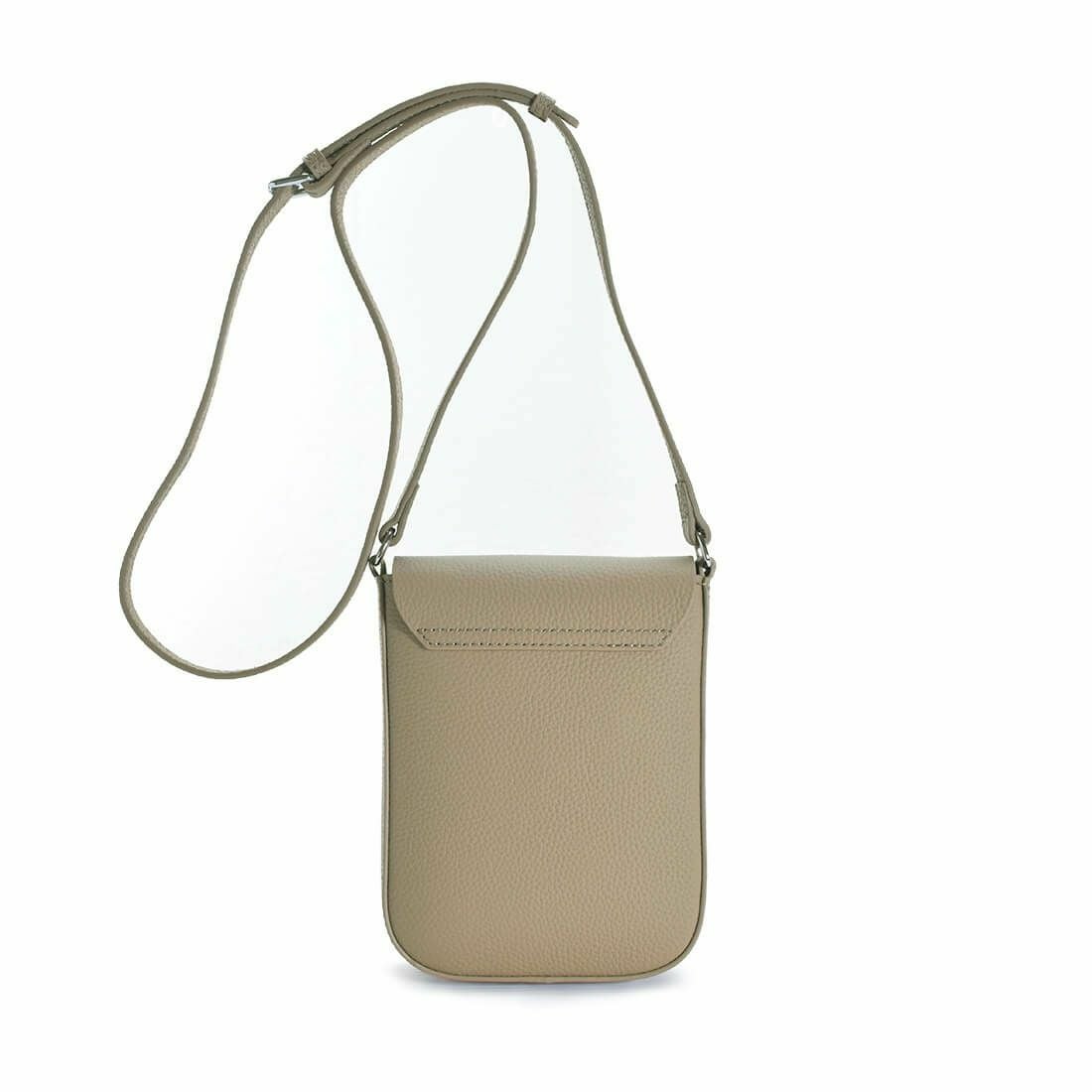 【アウトレット】スクエア型シュリンクレザーポシェット