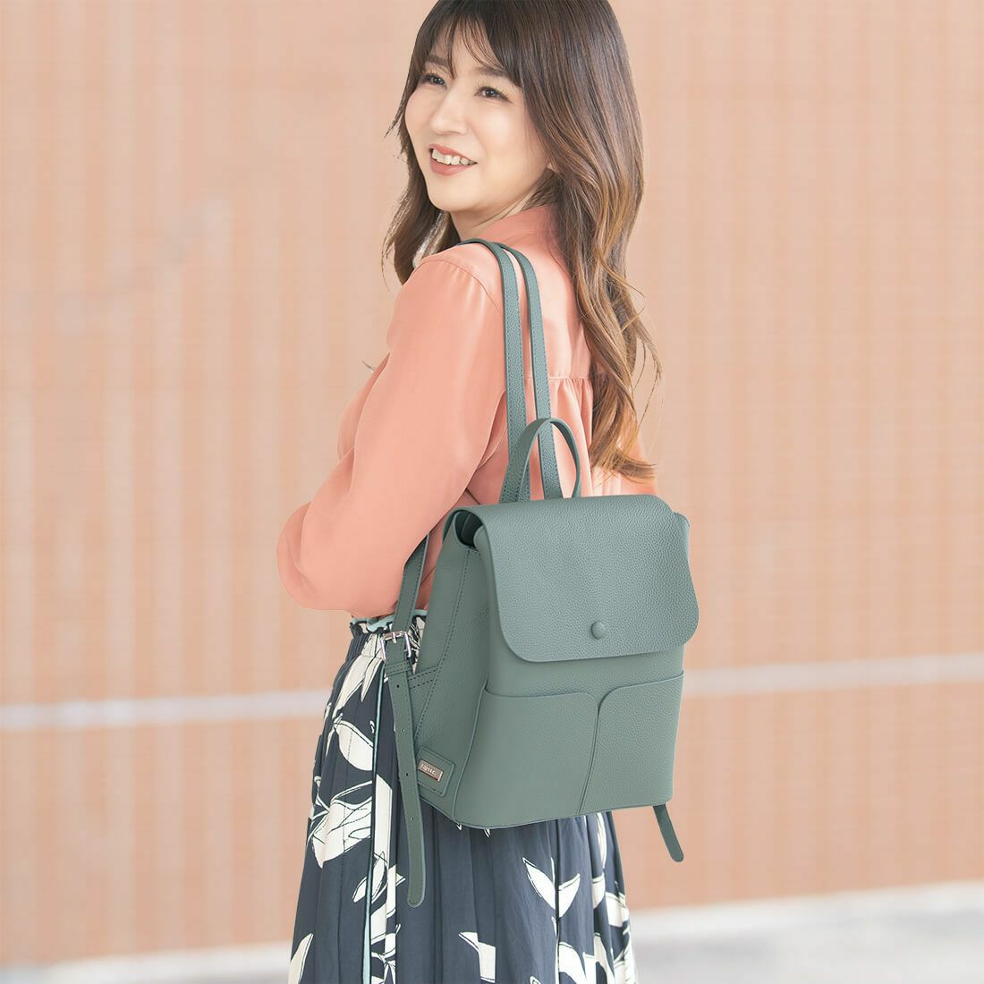 【アウトレット】シュリンクレザーリュックサック