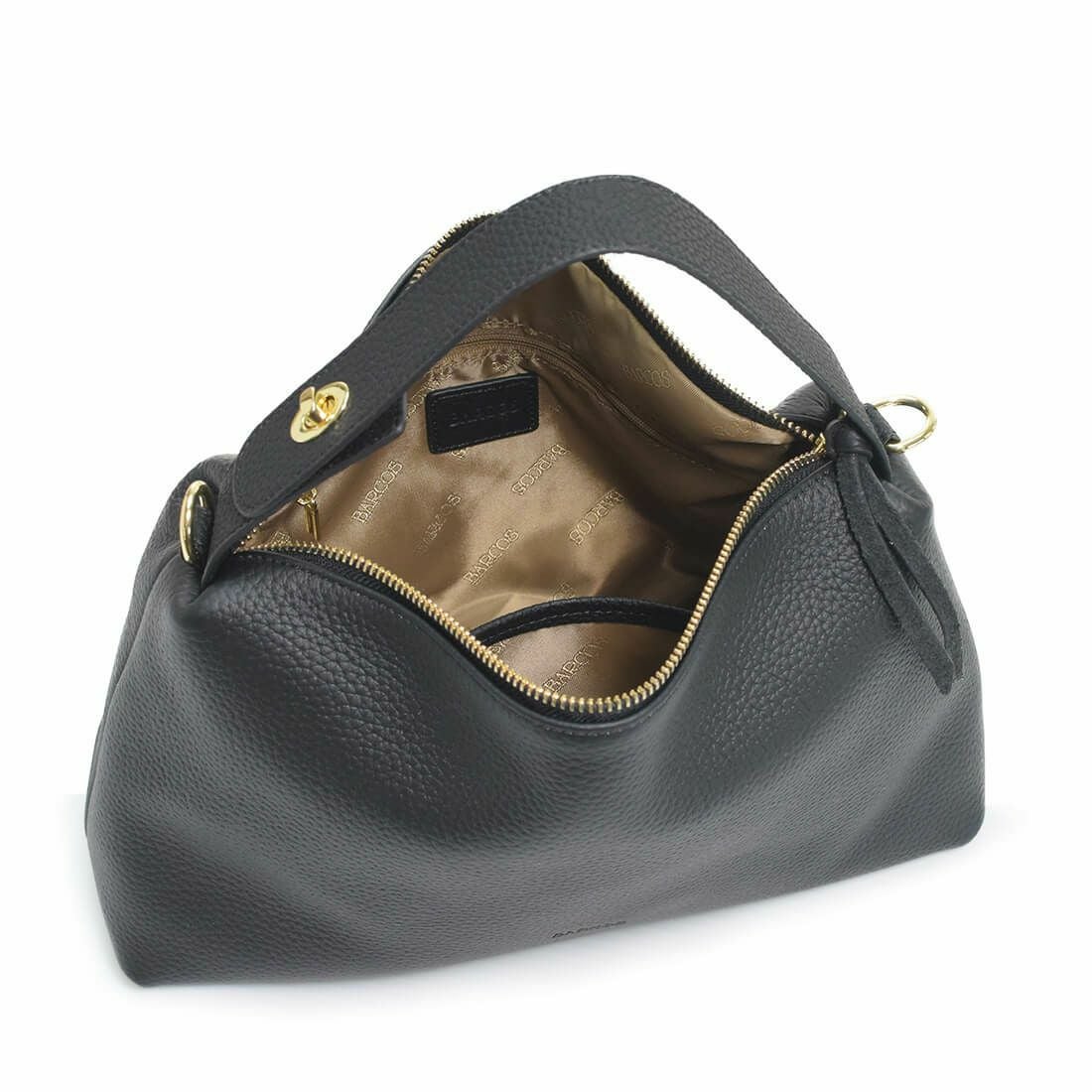 【アウトレット】シュリンクレザー2wayワンハンドバッグ