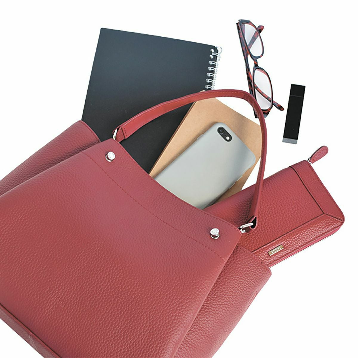 【アウトレット】シュリンクレザー3wayハンドバッグ＜アリス＞