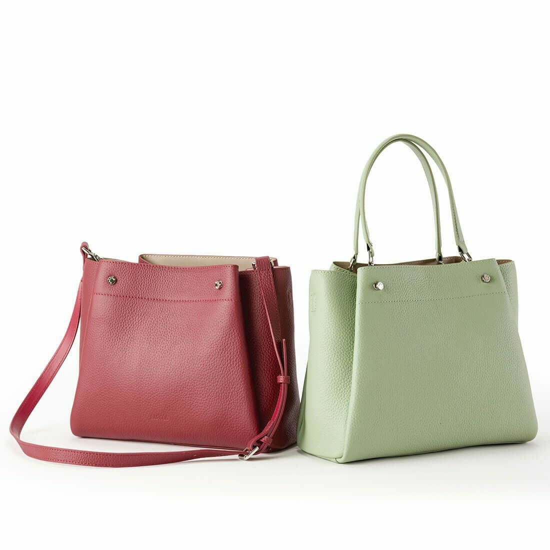 【アウトレット】シュリンクレザー3wayハンドバッグ＜アリス＞