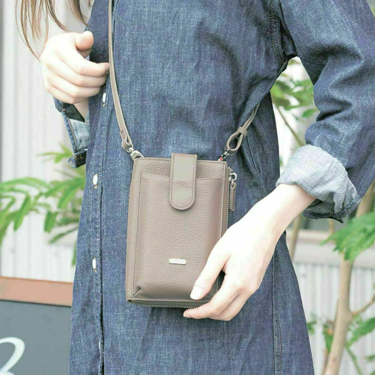 【アウトレット】オールウェイズレザーポシェット＜ピッコラ＞