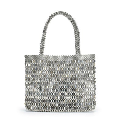 メタリックハンドバッグ