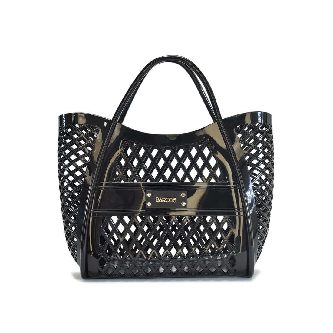 編み込みコンパクトハンドバッグ