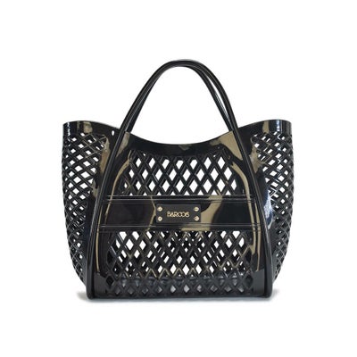 編み込みコンパクトハンドバッグ