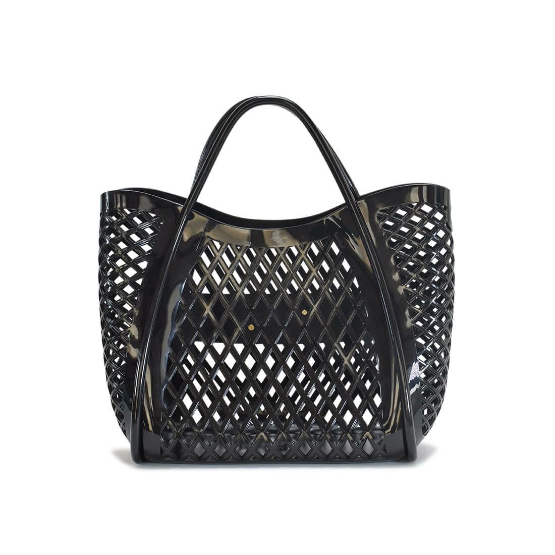 編み込みコンパクトハンドバッグ