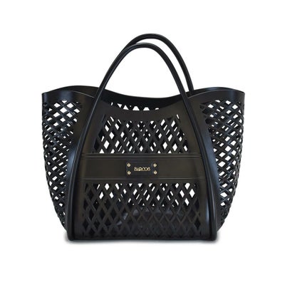 編み込みハンドバッグ