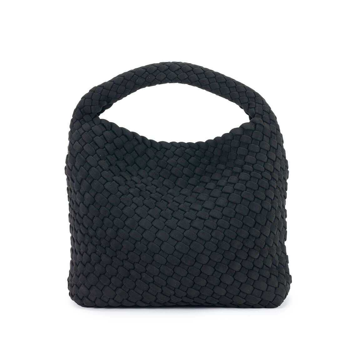 ポーチ付きスエード調1本手ハンドバッグ