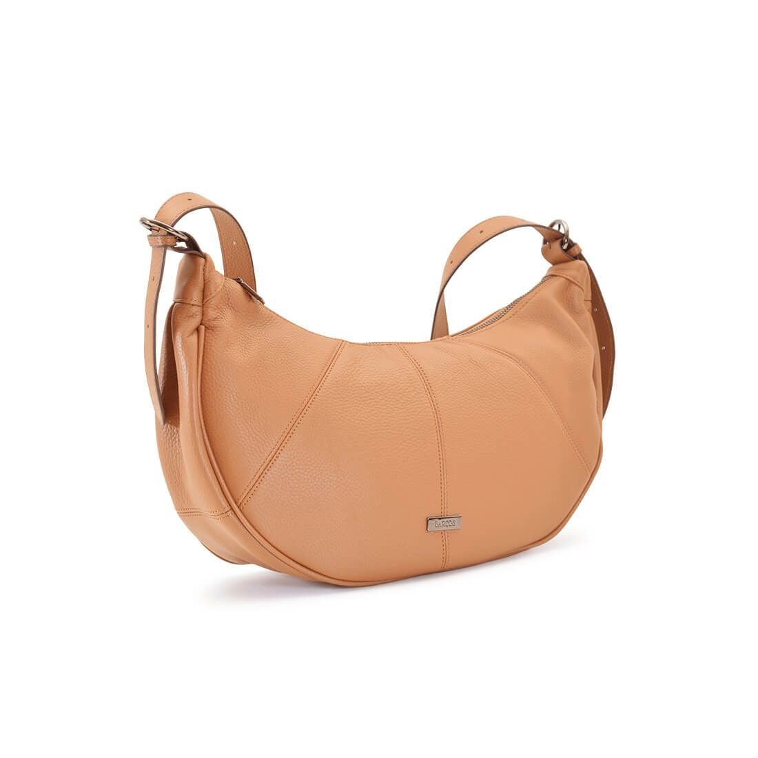 舟形ソフトレザーショルダーバッグ